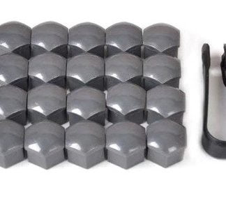 Tesla - grey nut guards 21 mm