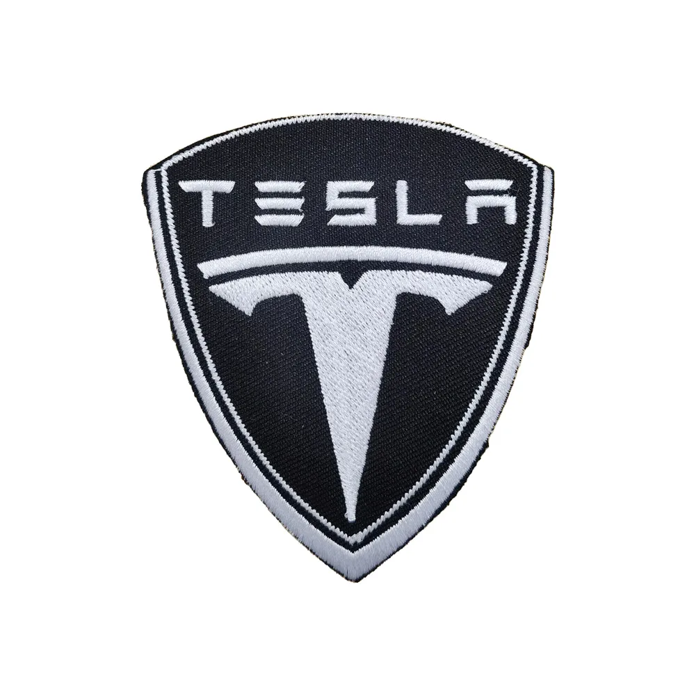 Tesla bandbadge met zelfklevend oppervlak