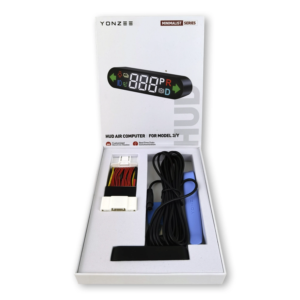 Pieni HUD näyttö Teslaan Model 3 / Y