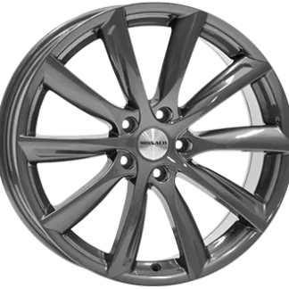 MONACO WHEELS GP6 Anthrazit Dunkel 20x9,0 ET40 - Modell 3 / Y