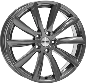 MONACO WHEELS GP6 Anthracite Dark 18x8,0 ET38 - Tesla Model 3