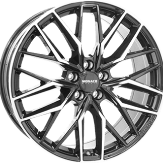 MONACO WHEELS GPX Gloss Black / Polished 21x9,5 ET40 - Model S (2021 ->)