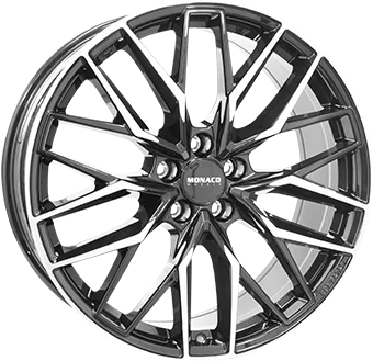 MONACO WHEELS GPX Gloss Black / Polished 19x8,0 ET42 - Model 3 / Y