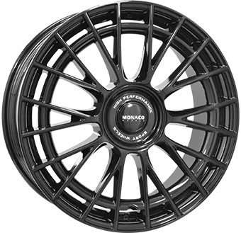 MONACO HJUL GP12 Gloss Black 20x8,5 ET40 - Modell 3 / Y