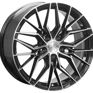 MONACO WHEELS FF2 Gloss Black / Polished 18x8,0 ET40 - Tesla Model 3