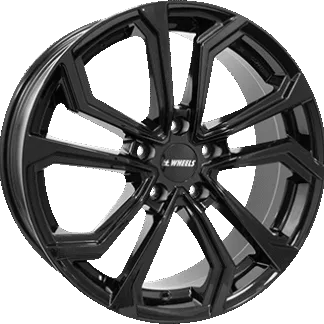 IT HJUL ELLA Glansig svart 19x8,0 ET40 - Modell 3 / Y
