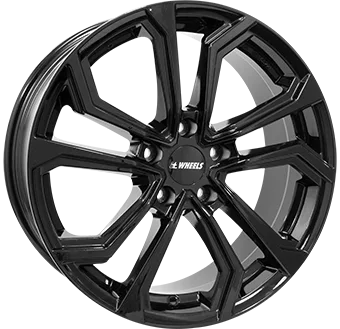 IT HJUL ELLA Glansig svart 19x8,0 ET40 - Modell 3 / Y