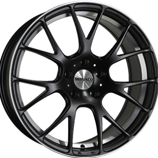 MONACO WHEELS MIRABEAU Dull Black / Polished 18x8,0 ET40 - Tesla Model 3