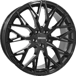 MONACO HJUL GP15 Gloss Black 19x8,0 ET45 - Modell Y