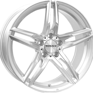 MONACO WHEELS GP1 Silver 18x8,0 ET40 - Tesla Model 3