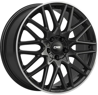 CMS C25 Gloss Black / Polished lip 19x8,5 ET40 - Model 3 / Y