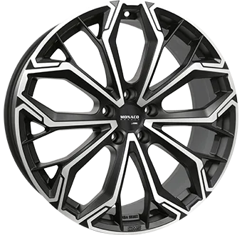 MONACO WIELEN GPC17 matzwart / gepolijst 19x8,0 ET45 - Model Y