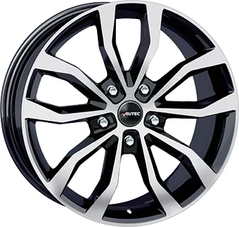 AUTEC UTECA Gloss Black / Polerad 19x8,5 ET38 - Model S (-> 2021 ->)