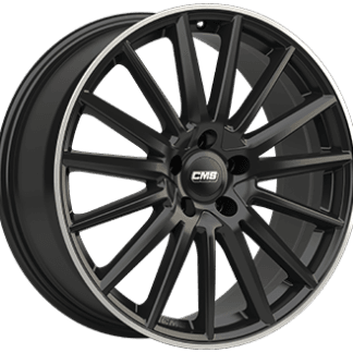 CMS C23 Glanzend Zwart / Gepolijste lip 20x8,0 ET38 - Model 3 / Y