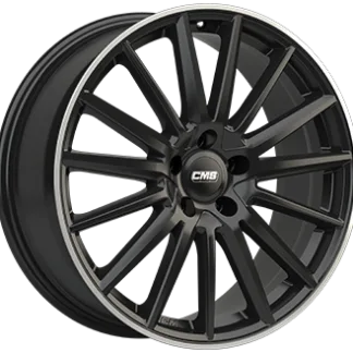 CMS C23 Gloss Black / Polished lip 20x8,0 ET38 - Model 3 / Y