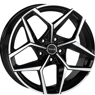 AVUS VELGEN AC-523 Gloss Black / Polished 19x8,5 ET35 - Model S (-> 2021 ->), Model X (-> 2021)