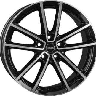 BORBET W Gloss Black / Polished 20x8,0 ET36 - Model 3 / Y