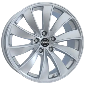 Tummanhopea Mega Wheels Pyxis 9,5 × 20 ET45 -alumiinivanne Tesla Model Y:lle