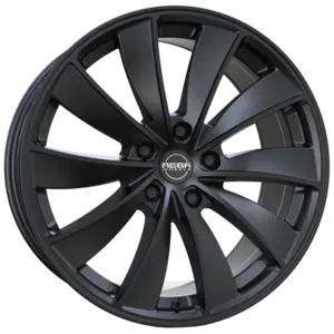 Mattamusta Mega Wheels Pyxis FF 9,5 × 21 ET40 -alumiinivanne Tesla Model Y:lle